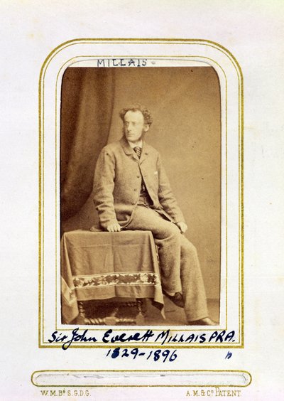 Portrait of Sir John Everett Millais (1829-96) by J.C. Watkins